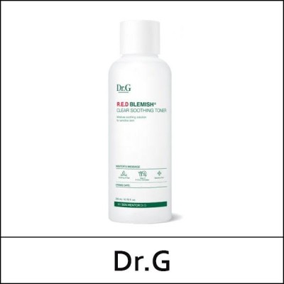 [Dr.G] (bo) R.E.D Blemish Clear Soothing Toner 200ml / EXP 2026.02 / (cu) 111/241 / 411(301)99(6) / 3,000 won(R)