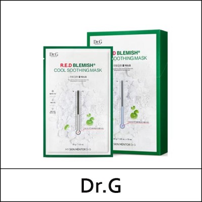[Dr.G] (bo) R.E.D Blemish Cool Soothing Mask (30g*10ea) 1 Pack / EXP 2026.02 / 731(421)99(4) / 2,000 won(R)