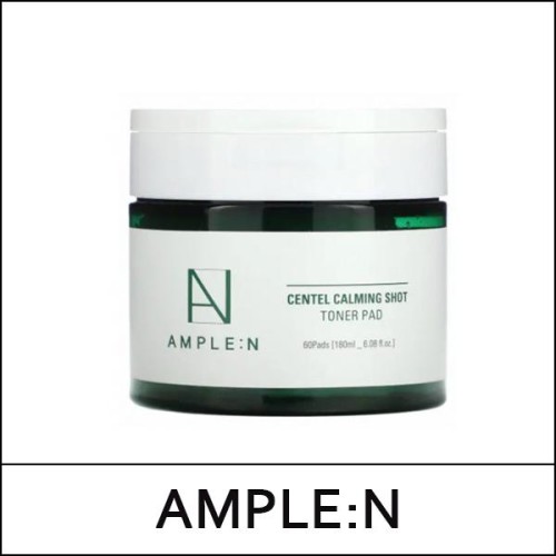 [AMPLE:N] AMPLEN (bo) Centel Calming Shot Toner Pad 60ea(180ml) / (boL) 0901(6) / 9,900 won(R)