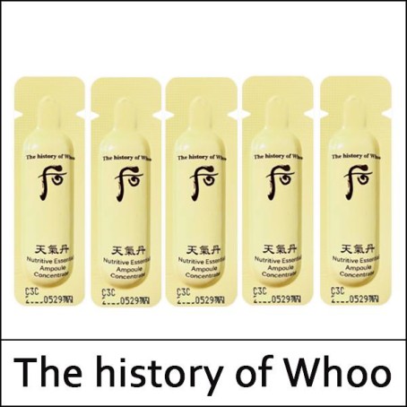 [The History Of Whoo] (sg) Cheongidan Nutritive Essential Ampoule Concentrate 1ml*30ea(Total 30ml) / 화현 윤 앰플 / 16(55)/55(05)08(18) / 9,900 won(R) / S