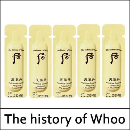 [The History Of Whoo] (sg) Cheongidan Nutritive Essential Ampoule Concentrate 1ml*30ea(Total 30ml) / 화현 윤 앰플 / 16(55)/55(05)08(18) / 9,900 won(R) / S