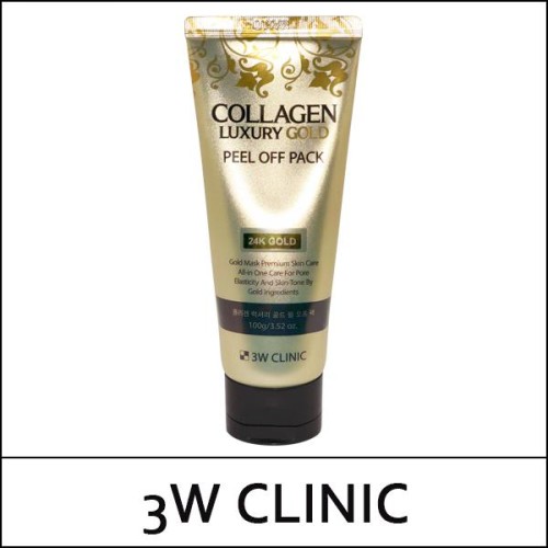 [3W Clinic] (b) Collagen Luxury Gold Peel Off Pack 100g / Box 10/90 / 4325(9) / 4,200 won(R)