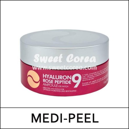 [MEDI-PEEL] ★ Sale 72% ★ (bo) Hyaluron Rose Peptide 9 Ampoule Eye Patch (1.6g*60ea) 1 Pack / Box 72 / (jh) 38 / (boL) 78/19(8R)275 / 35,000 won(8)