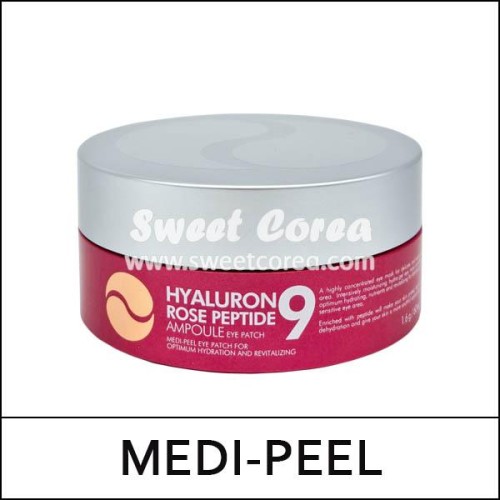 [MEDI-PEEL] ★ Sale 72% ★ (bo) Hyaluron Rose Peptide 9 Ampoule Eye Patch (1.6g*60ea) 1 Pack / Box 72 / (jh) 38 / (boL) 78/19(8R)275 / 35,000 won(8)
