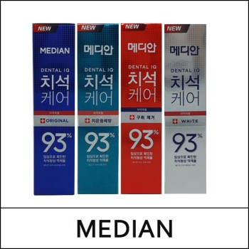 [MEDIAN] (a) Dental IQ Toothpaste 120g / (cu)-100 / (b) 81/7104(8) / 2,400 won(R)