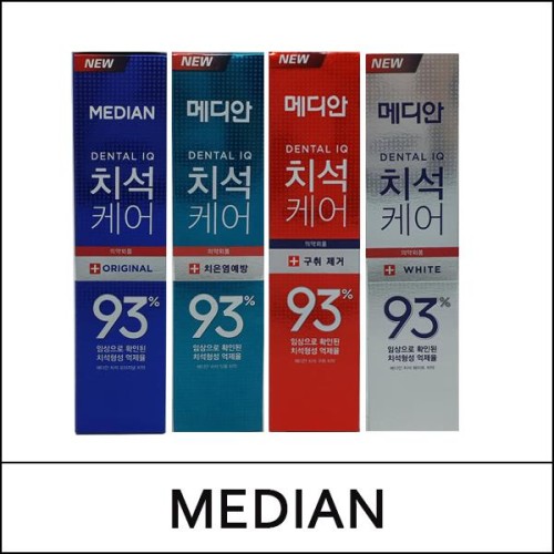 [MEDIAN] (a) Dental IQ Toothpaste 120g / (cu)-100 / (b) 81/7104(8) / 2,400 won(R)