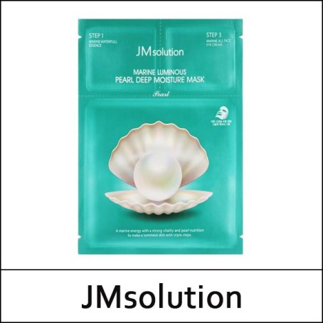 [JMsolution] (bo) Marine Luminous Pearl Moisture Mask ((1.5ml+27ml+1.5ml)*10ea) 1 Pack / Deep /Box 40 / (j) 25/5515(3) / 6,400 won(R)