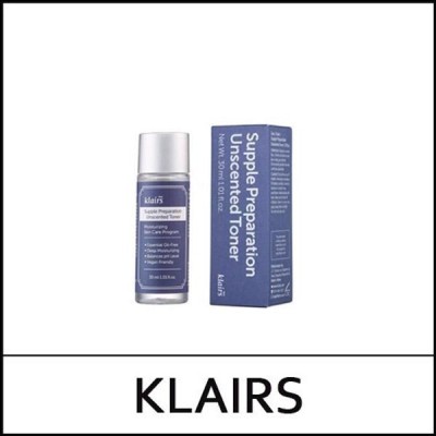 [Klairs] (bo) Supple Preparation Unscented Toner 30ml / Mini / 22(02)25(20) / 2,500 won(R) / S