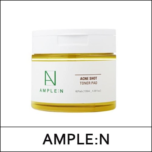 [AMPLE:N] AMPLEN (bo) Acne Shot Toner Pad 60ea(130ml) / (boL) 0901(6) / 9,900 won(R)