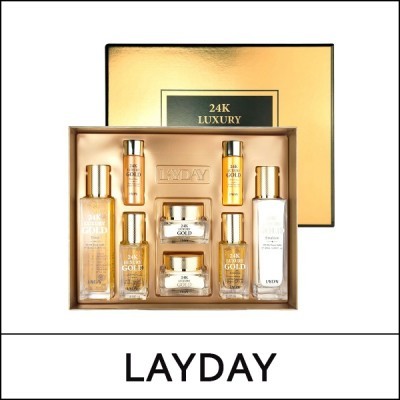 [Anjo][LAYDAY] (sj) 24K Luxury Gold Skin Care 6 Set / Box 10 / 1215(2.5R) / 24,300 won(R)