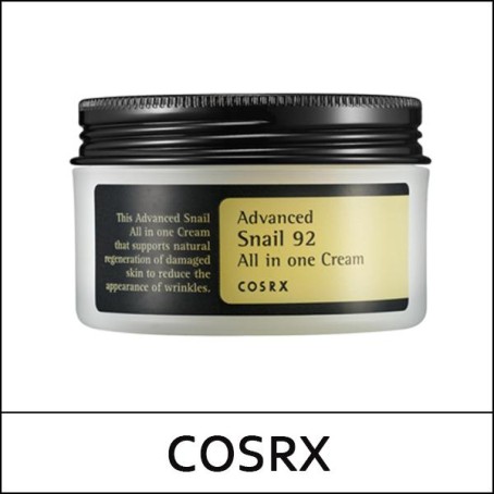 [COSRX] ★ Sale 40% ★ (bo) Advanced Snail 92 All In One Cream 100ml / Box 60 / (cu) 66/59 / 11150(8) / 19,000 won(8) / S