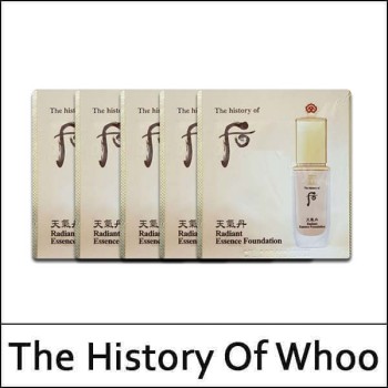 [The History Of Whoo] (sgL) Cheongidan Radiant Essence Foundation #21 1ml*120ea(Total 120ml) / 화현 에센스 파운데이션 / 671(61)/561(51)03(7) / 21,500 won(R) / S