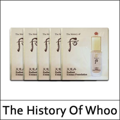 [The History Of Whoo] (sgL) Cheongidan Radiant Essence Foundation #21 1ml*120ea(Total 120ml) / 화현 에센스 파운데이션 / 671(61)/561(51)03(7) / 21,500 won(R)