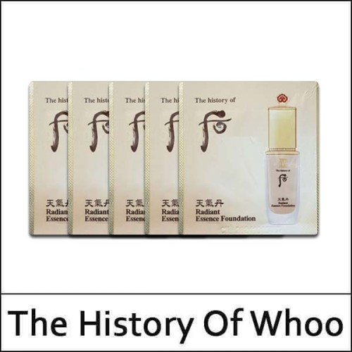 [The History Of Whoo] (sgL) Cheongidan Radiant Essence Foundation #21 1ml*120ea(Total 120ml) / 화현 에센스 파운데이션 / 671(61)/561(51)03(7) / 21,500 won(R)