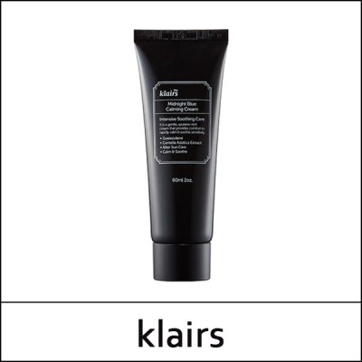 [Klairs] ★ Sale 37% ★ (hp) Midnight Blue Calming Cream 60ml / Big Size / Tube Type / Box 50 / (cu) 841/241 / 881/31299(16) / 29,500 won(16)