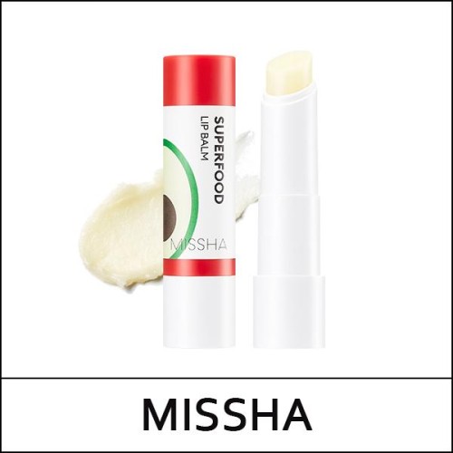 [MISSHA] ★ Sale 51% ★ (hp) Superfood Avocado Lip Balm 3.2g / Box / 4315() / 7,800 won(40)