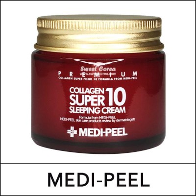 [MEDI-PEEL] ★ Sale 69% ★ (bo) Collagen Super 10 Sleeping Cream 70ml / Box 56 / (boL) / 58/78(7R)31 / 32,000 won(7)