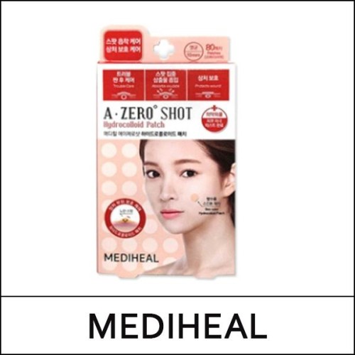 [MEDIHEAL] (a) A Zero Shot Hydrocolloid Patch (20patchs*4ea) 1 Pack  / 42/5225(55) / 3,200 won(R)