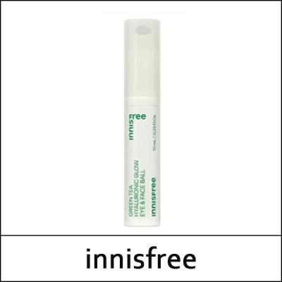 [innisfree] ★ Sale 41% ★ (ttS) Green Tea Hyaluronic Glow Eye & Face Ball 10ml / (cu) 621/241 / 92150(16) / 23,000 won()