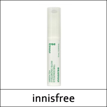 [innisfree] ★ Sale 40% ★ (ttS) Green Tea Hyaluronic Glow Eye & Face Ball 10ml / (cu) 621/241 / 92150(16) / 23,000 won()