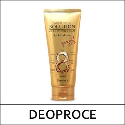 [DEOPROCE][Gold Edition] (ov) Natural Perfect Solution Cleansing Foam 170g / 3303(6) / 4,300 won(R)