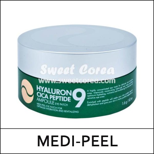 [MEDI-PEEL] (bo) Hyaluron Cica Peptide 9 Ampoule Eye Patch (1.6g*60ea) 1 Pack / Box 72 / (jh) 38 / (boL) / 88/9801(8) / 9,700 won(8)