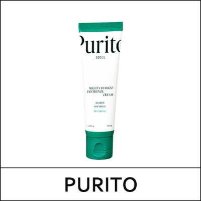 [Purito] ★ Sale 50% ★ (bo) Purito Seoul Mighty Bamboo Panthenol Cream 100ml / Box 48 / (boL) 311 / 62101(10) / 28,000 won()