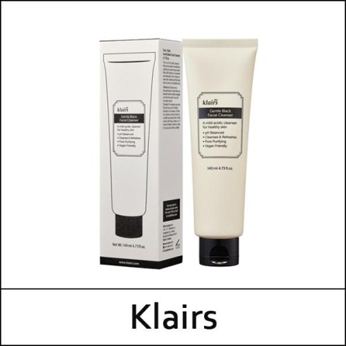 [Klairs] ★ Sale 40% ★ (bo) Gentle Black Facial Cleanser 140ml / (cu) 521 / 6715(8) / 15,000 won() / 조사