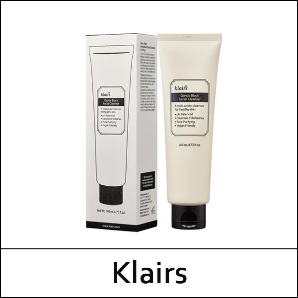 [Klairs] ★ Sale 20% ★ (hp) Gentle Black Facial Cleanser 140ml / (cu) 221/521 / (bo) 67 / 21150(8) / 15,000 won() / 조사