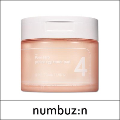 [numbuzin] (bL) No.4 Pore Zero Peeled Egg Toner Pad (70pads)180ml / 모공제로 깐달걀 / EXP 2026.01 / (b) 331/82199(5) / 9,800 won(R)