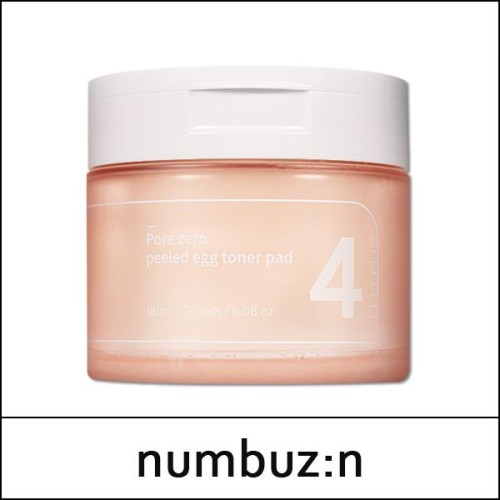 [numbuzin] ★ Sale 48% ★ (a) No.4 Pore Zero Peeled Egg Toner Pad (70pads)180ml / 모공제로 깐달걀 / (bo) 31 / 42150(5) / 26,000 won()