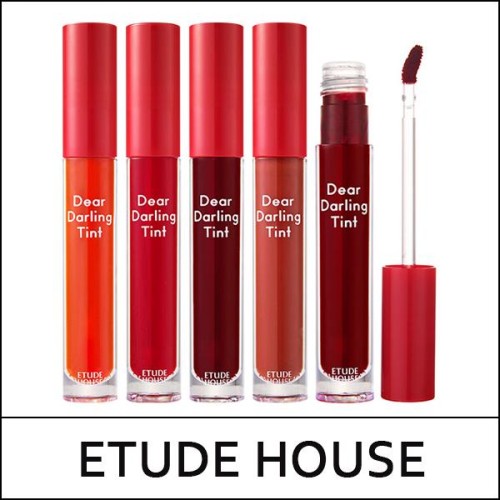 [ETUDE HOUSE] (a) Dear Darling Water Gel Tint 4.5g [워터젤 틴트] / #RD301 / EXP 2025.12 / 8299(40) / 500 won(R)