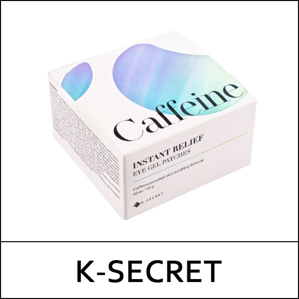 [K-SECRET] (a) Instant Relief Eye Gel Patches 60ea(102g) / #Caffeine / Box 48 / (bo) / 21/81101(7) / 13,100 won(R)
