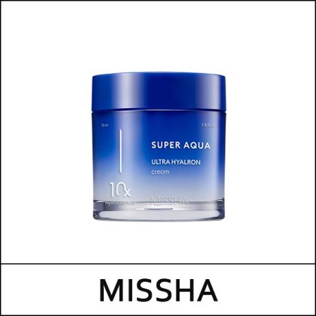 [MISSHA] ★ Sale 53% ★ (hp) Super Aqua Ultra Hyalron Cream 70ml / Box 60/108 / (cu) 211 / 2150(6) / 28,000 won()