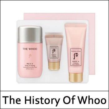 [The History Of Whoo] ★ Sale 58% ★ (sg) Gongjinhyang Soo Hydrating Sunscreen Fluid Special Set / (sgL) 981(271)(5R)415 / 52,000 won() / S