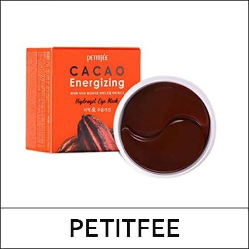 [Petitfee] (sd) Cacao Energizing Hydrogel Eye Mask 84g (60 pieces, 30 pairs) 1 Pack / EXP 2026.08 / Box 72 / 46(85)99(8) / 4,000 won(R)