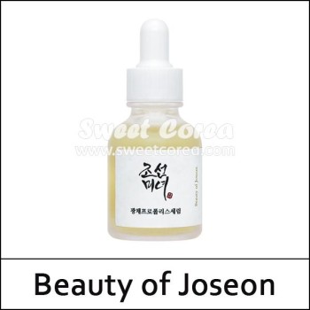 [Beauty of Joseon] (ho) Glow Serum Propolis + Niacinamide 30ml / 광채 프로폴리스 세럼 / EXP 2026.10 / Box 20/100 / 20199(18) / 9,000 won(R)