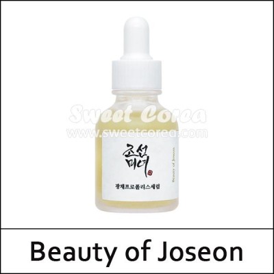 [Beauty of Joseon] (ho) Glow Serum Propolis + Niacinamide 30ml / 광채 프로폴리스 세럼 / EXP 2026.10 / Box 20/100 / 20199(18) / 9,000 won(R)