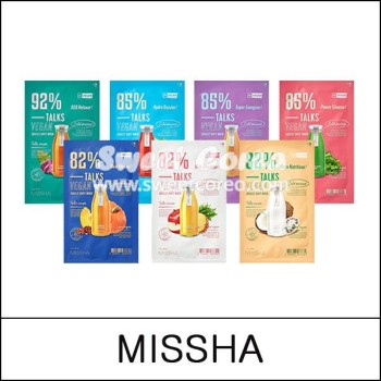 [MISSHA] (hp) Talks Vegan Squeeze Sheet Mask 27g * 5ea / EXP 2025.12 / 500 won(R)