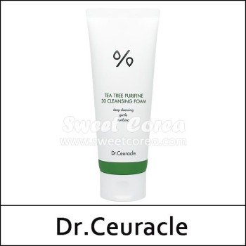 [Dr.Ceuracle] (bo) Tea Tree Purifine Cleansing Foam 150ml / 30 Cleansing Foam / EXP 2026.05 / Box 80 / 6999(8) / 9,500 won(R) / 날짜