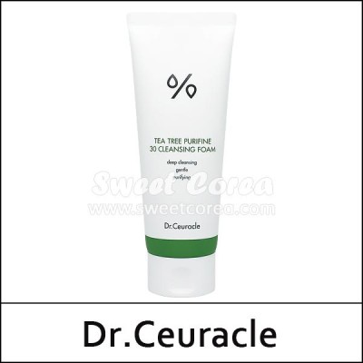[Dr.Ceuracle] (jh) Tea Tree Purifine Cleansing Foam 150ml / 30 Cleansing Foam / EXP 2026.03 / Box 80 / (bo) 69 / 60199(8) / 5,600 won(R)