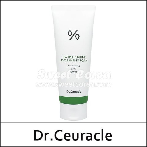 [Dr.Ceuracle] (jh) Tea Tree Purifine Cleansing Foam 150ml / 30 Cleansing Foam / EXP 2026.03 / Box 80 / (bo) 69 / 60199(8) / 5,600 won(R)
