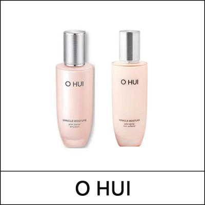 [O HUI] (sg) Miracle Moisture Pink Barrier Sample Set (Emulsion 20ml+Skin Softener 20ml) / EXP 2026.09 / 13(82)99(14) / 2,000 won(R)