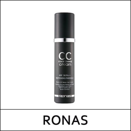 [RONAS] (bs) CC Cream 50ml / Color Chage Cream / Box 200 / (sg) 08(27)/57(86) / (boL) 87 / 27/1715(14) / 8,200 won(R)