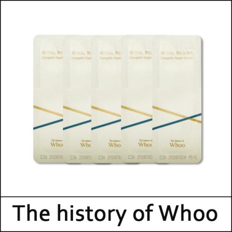 [The History Of Whoo] (sg) Royal Regina Energetic Repair Serum 1ml*120ea(Total 120ml) / 231(21)/561(51)25(7) / 20,600 won(R)