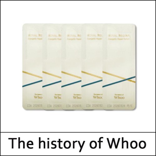 [The History Of Whoo] (sg) Royal Regina Energetic Repair Serum 1ml*120ea(Total 120ml) / 561(51)25(7) / 20,600 won(R)