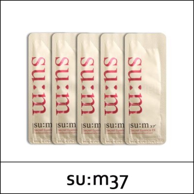 [SU:M37°] SUM (sg) Secret Essence Sample EX 1ml*120ea(Total 120ml) / 11(01)03(8) / 14,300 won(R) / S