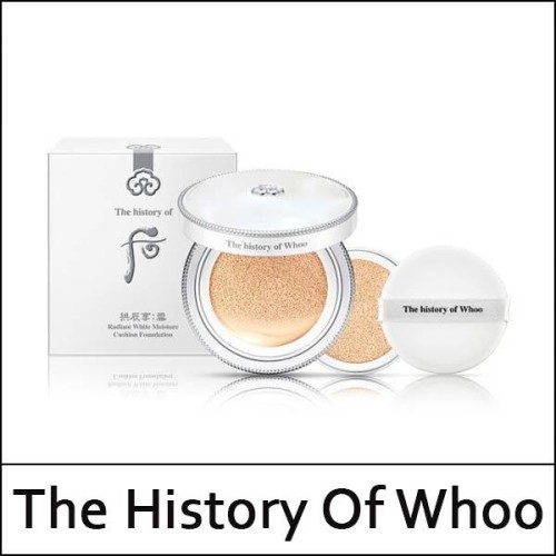 [The History Of Whoo] ★ Sale 54% ★ (sg) Gongjinhyang Seol Radiant White Moisture Cushion Foundation 13g(+Refill 13g) / 수분광 쿠션 / (n) 922 / 732(512)(4R)46 / 65,000 won(4)