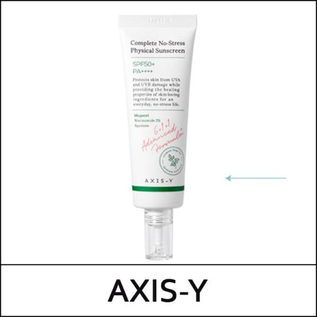 [AXIS-Y] ★ Sale 56% ★ (bo) Complete No-Stress Physical Sunscreen 50ml / 안녕 스트레스 / Box 100 / (sg) 11(01) / (jnL) 101(29) / 501/1150(16) / 26,000 won(16)