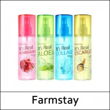 [Farmstay] Farm Stay ★ Big Sale ★ (s) It's Real Gel Mist 120ml / #Collagen / 4399(9) / 2,900 won(R) / 재고
